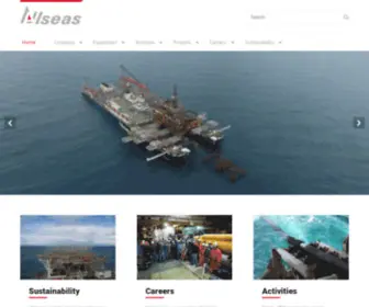 Allseas.com(Allseas Group S.A) Screenshot