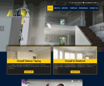 Allseasondrywallllc.com(All Season Drywall) Screenshot