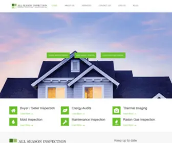 Allseasoninspection.ca(Energy Audit) Screenshot