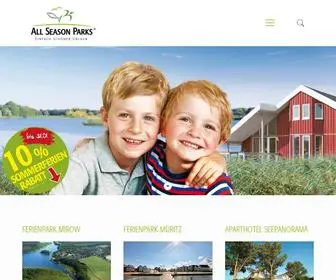 Allseasonparks.de(Urlaub an der M) Screenshot