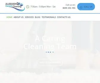 Allseasonscarpetclean.com.au(Home Page Carpet Cleaning Nowra) Screenshot