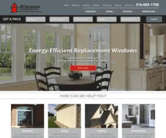 Allseasonsconstruction.com(Replacement Windows) Screenshot