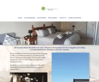 Allseasonsdurban.co.za(All Seasons Bed and Breakfast) Screenshot