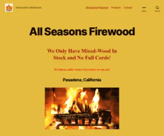 Allseasonsfirewd.com(Firewood for All Seasons) Screenshot