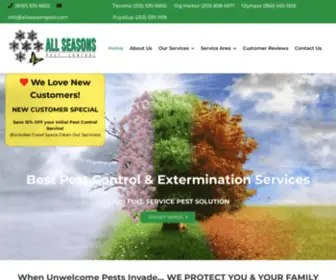 Allseasonspest.com(A Pest Control Company you can TRUST) Screenshot