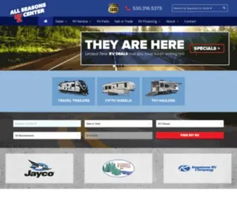 AllseasonsrvCenter.com(All Seasons RV Center) Screenshot