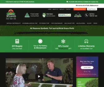 Allseasonssyntheticturf.com.au(All Seasons Synthetic Turf Perth) Screenshot