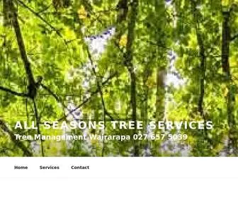 Allseasonstreeservices.co.nz(All Seasons Tree Services) Screenshot