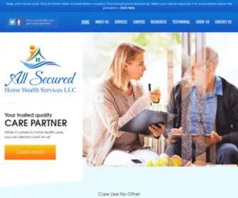 Allsecuredcare.com(All Secured Home Health Services LLC) Screenshot