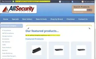 Allsecurityelectronics.net(All Security Electronics) Screenshot