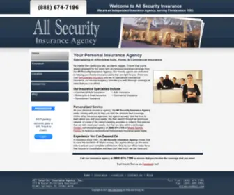 Allsecurityinsurance.com(Insurance Agency) Screenshot