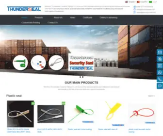 Allsecurityseal.com(Wenzhou Thunderseal Container Fittings Co) Screenshot