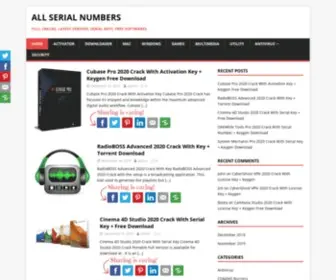 Allserialnumbers.com(Software & MOD APK Files) Screenshot