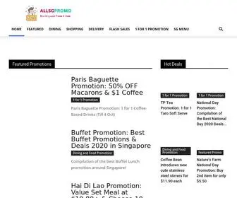 Allsgpromo.com(Singapore Promotion) Screenshot