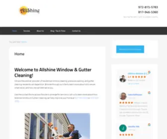 Allshinewindowcleaning.com(Allshine Window Cleaning) Screenshot