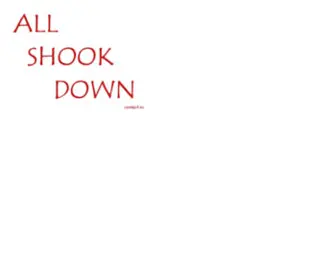 Allshookdown.com(All Shook Down) Screenshot