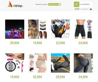 Allshop.si(Spletna trgovina s široko ponudbo izdelkov) Screenshot
