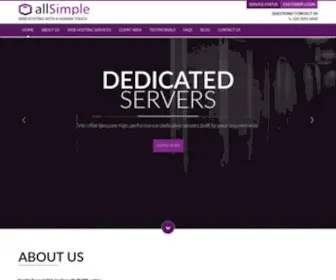 Allsimple.net(Linux VPS) Screenshot