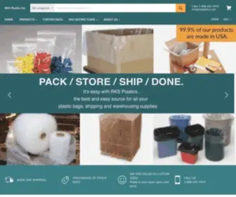 Allsizepolybags.com(RKS Plastics) Screenshot