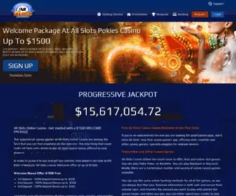 Allslotscasinopokies.com(Online pokies) Screenshot