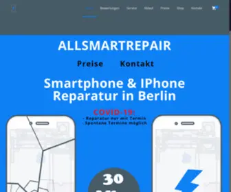 Allsmartrepair.de(Handy) Screenshot