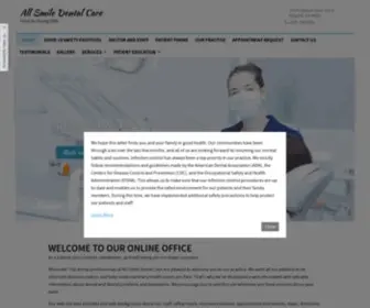 Allsmiledentalnewark.com(Newark, CA Dentist) Screenshot