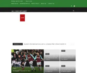 Allsoccerplanet.com(Soccer Infinitum) Screenshot