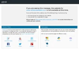 Allsocialassets.com(Domain Default page) Screenshot