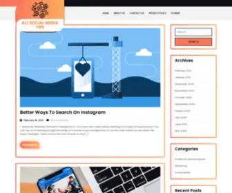 Allsocialmediatips.com(All social media tips) Screenshot