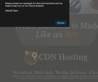 Allsoft.com(CDN Hosting) Screenshot