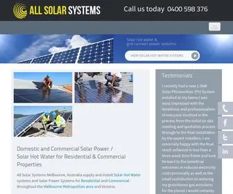 Allsolarsystems.com.au(All Solar Systems) Screenshot