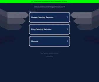 Allsolutionscleaningservices.com(Los Angeles House Cleaning Service) Screenshot