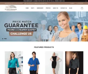 Allsortsworkwear.com.au(Allsorts Workwear & Uniforms Queensland Allsorts Workwear) Screenshot