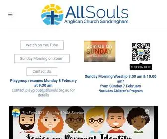 Allsouls.org.au(Allsouls) Screenshot