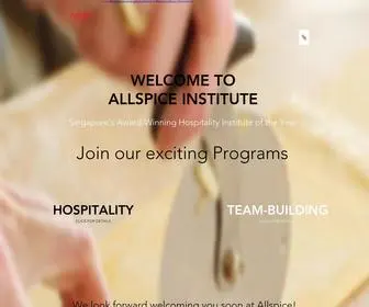 Allspice.edu.sg(Cooking Classes) Screenshot