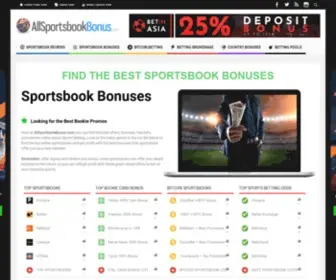 Allsportsbookbonus.com Screenshot