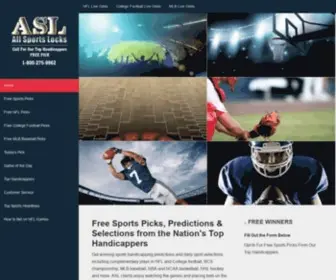 Allsportslocks.com(Free Sports Picks) Screenshot