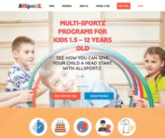 Allsportz.com.au(Kids tennis lessons) Screenshot