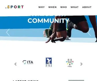 ALL.sport(Sport's official internet domain) Screenshot