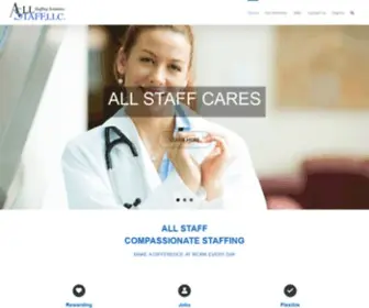 Allstaffcares.com(All Staff) Screenshot