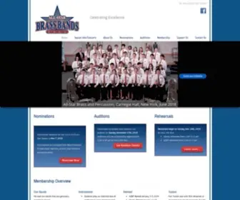 Allstarbrass.org(All-Star Brass Bands) Screenshot