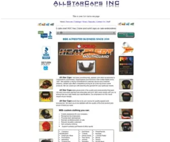 Allstarcaps.com(AllStarCaps Embroidery Services) Screenshot