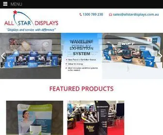 Allstardisplays.com.au(Trade Show Displays Portable Displays Banners Sydney) Screenshot