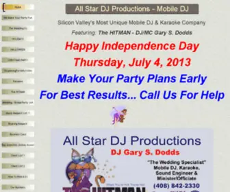 AllstardjPro.com(Index) Screenshot