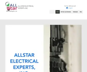 Allstarelectrician.com(Electrician with Zero Dispatch Fees & Same) Screenshot