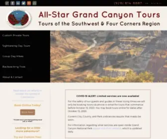 Allstargrandcanyontours.com(Public & Private Grand Canyon Tours) Screenshot