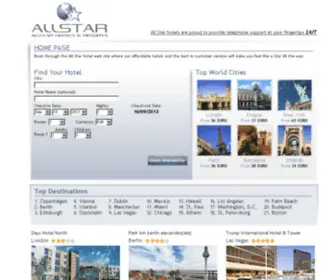 Allstarhotels.com(Luxury Hotels In Turkey) Screenshot