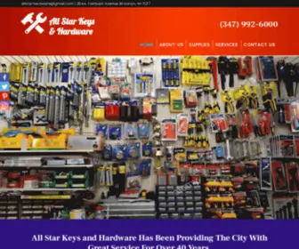 Allstarkeysandhardware.com(All-Star Keys and Hardware Store) Screenshot