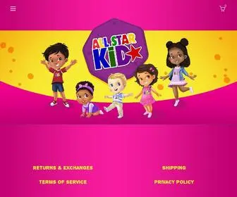 Allstarkid.com(All Star Kids) Screenshot