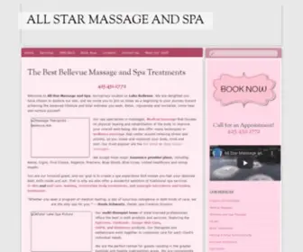 Allstarlakespa.com(The Best Bellevue Massage and Spa Treatments) Screenshot